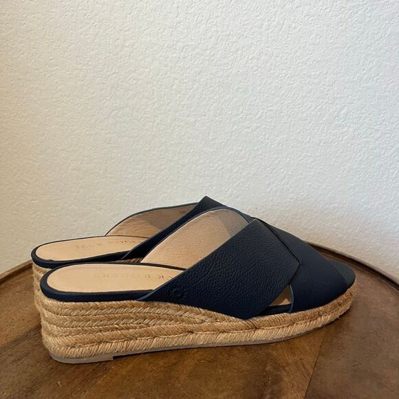 Jack Rogers Slotted Sloane Espadrille Mid Wedge Sandals Women's Size 9.5 - Picture 4 of 9